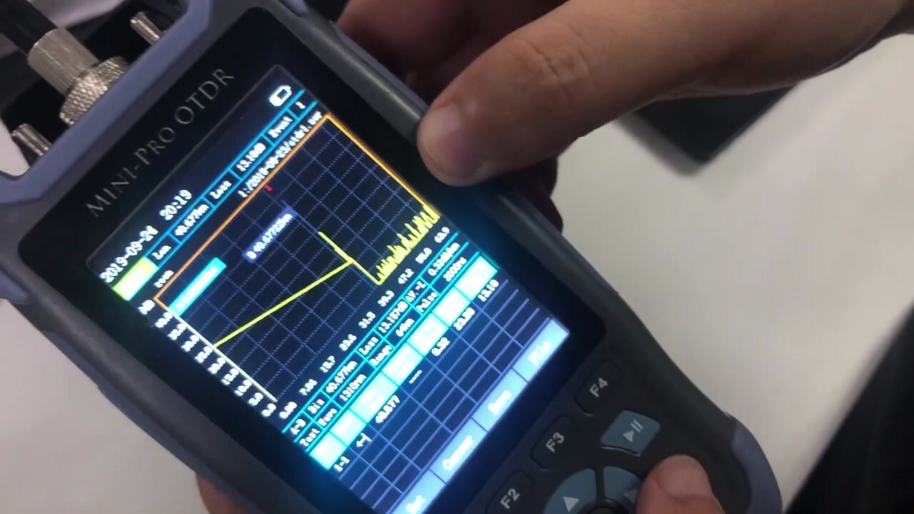 FF-980REV Mini Pro OTDR Operation Video Demo - FirstFiber Technologies